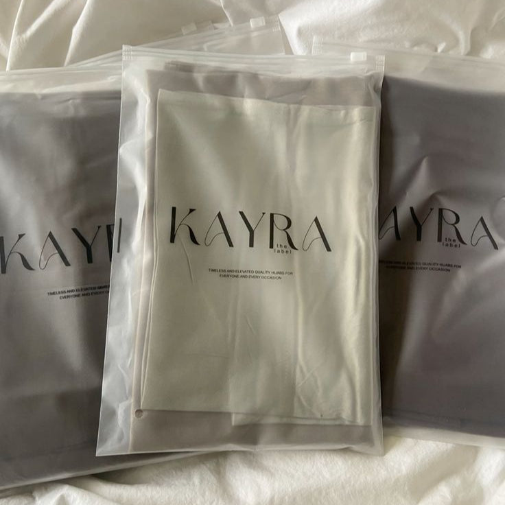 Printed Frosted Zipper Bags