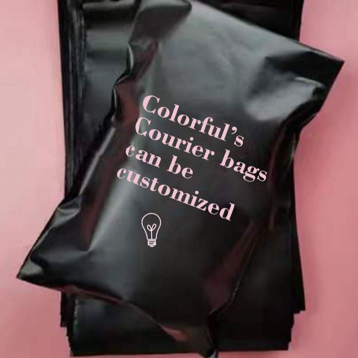 Printed Black Polymailers