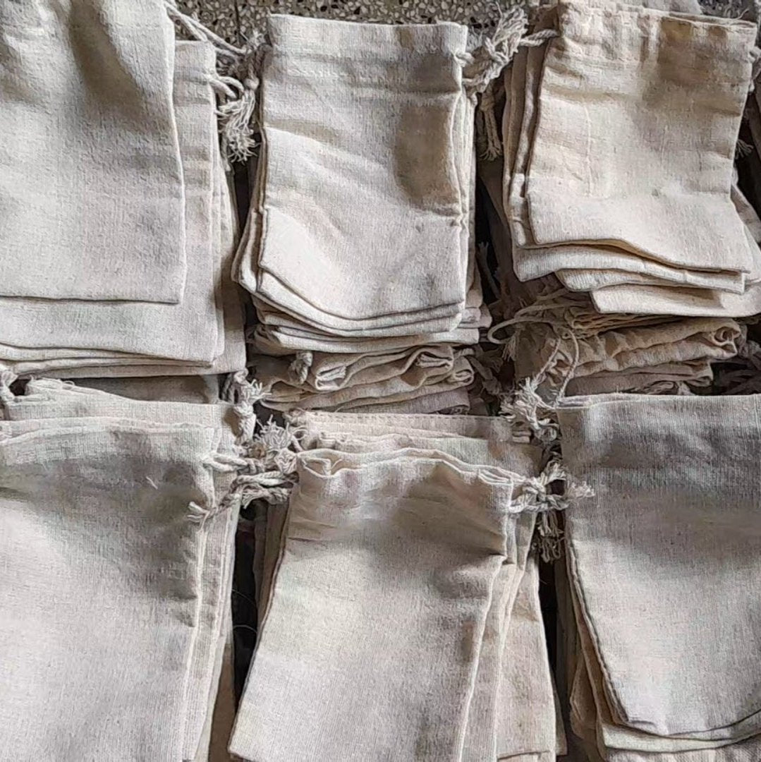 Plain drawstring bags