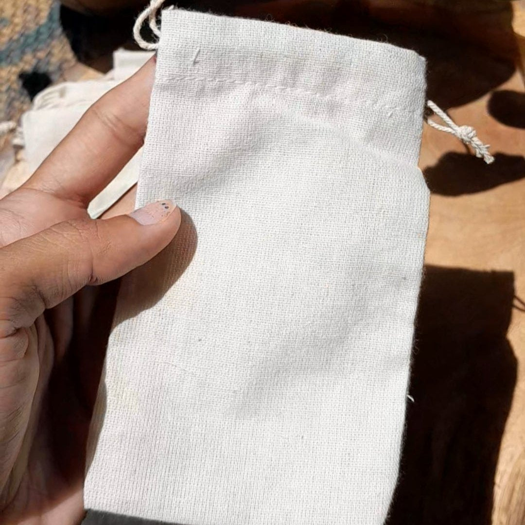Plain drawstring bags