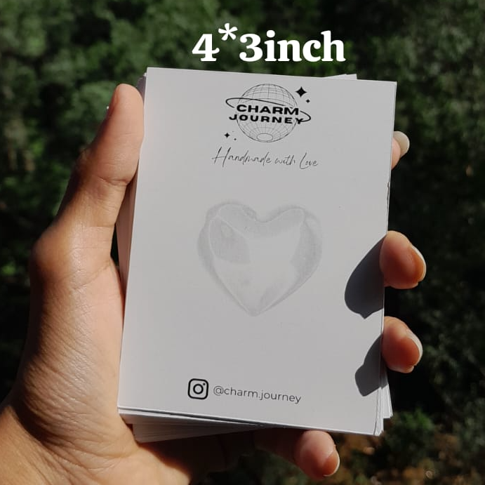 Backing/ Jewellery/ Presson nail cards
