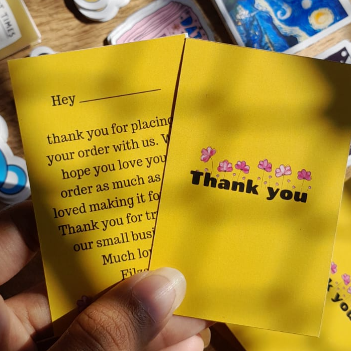 Thank you/ Business Cards