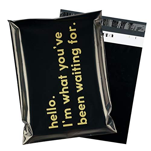 Printed Black Polymailers
