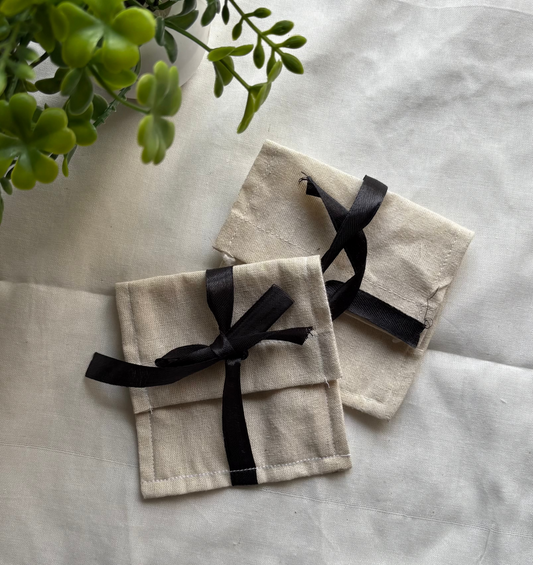 Cotton Jewelry pouch