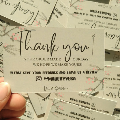Thank you/ Business Cards