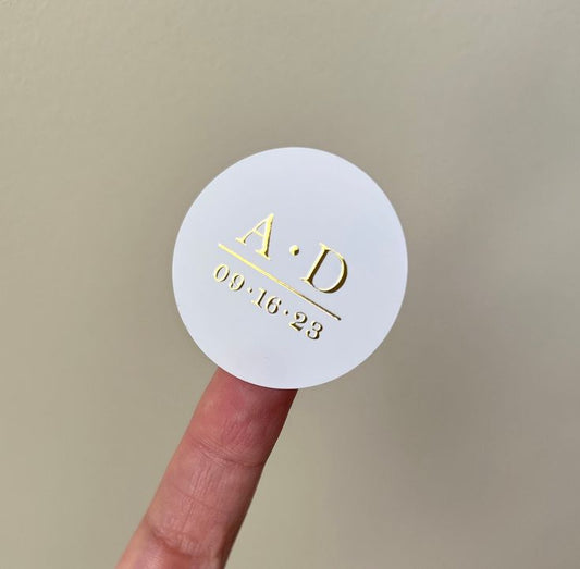 Gold Foiled Stickers